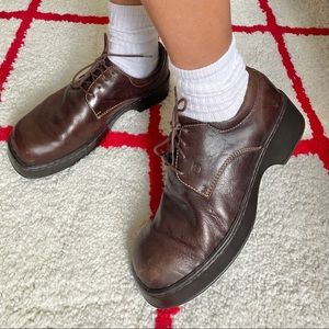 Born hand crafted lace square toe shoes